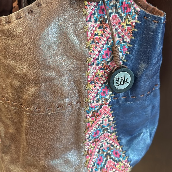 The Sak leather and tapestry Stylish Women's Bag - Picture 2 of 11